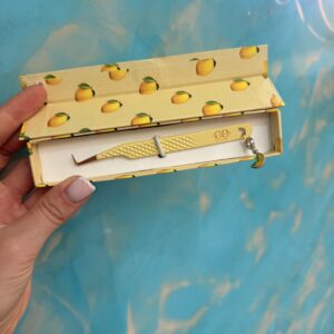 Lemon Fine Point 90 Degree Tweezers